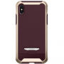 Spigen Signature etui ochronne z plastiku i poliwęglanu dla Apple iPhone XS / iPhone X - złote