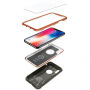 Spigen Armor bardzo trwałe etui ochronne ze wzmocnionymi narożnikami dla Apple iPhone XS / iPhone X - zielone