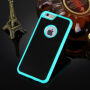 Magiczne antygrawitacyjne etui samoprzylepne dla Apple iPhone 6 / 6S - odpowiednie do selfie - czarno-zielone