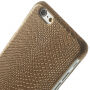 Etui z designem skóry jaszczurki do Apple iPhone 6 / 6S - brązowe