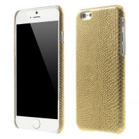 Etui z designem skóry jaszczurki do Apple iPhone 6 / 6S - złote