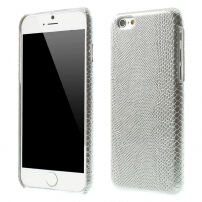 Etui z designem skóry jaszczurki do Apple iPhone 6 / 6S - srebrne