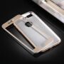 Etui plastikowe do iPhone 8 Plus / 7 Plus z ochroną 360° - chroni część przednią i tylną - złote