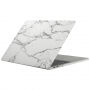 Matowa okładka dla MacBook Pro 13" (A1706 / A1708 / A1989 / A2159) - biały marmur