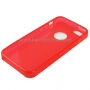 Etui ochronne plastikowe "S line" dla iPhone 5 / 5S / SE (2016) - czerwone