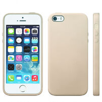 Etui w oryginalnym Apple designu dla iPhone 5 / 5S / SE (2016) - beżowe