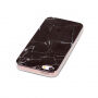 Etui ochronne plastikowe dla iPhone 5 / 5S / SE (2016) - czarny marmur