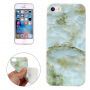 Etui ochronne plastikowe dla Apple iPhone 5 / 5S / SE (2016) - jasnoniebieski marmur