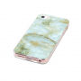 Etui ochronne plastikowe dla Apple iPhone 5 / 5S / SE (2016) - jasnoniebieski marmur