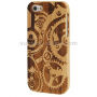 Drewniane etui dla Apple iPhone 5 - steampunk