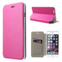 Otwierany / flip skórzany futerał dla Apple iPhone 6 / 6S - rose