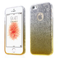 3w1 etui lśniące dla iPhone 5 / 5S / SE (2016) - żółte