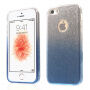 3w1 etui lśniące dla iPhone 5 / 5S / SE (2016) - niebieskie