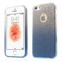 3w1 etui lśniące dla iPhone 5 / 5S / SE (2016) - niebieskie