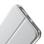 Otwierany / flip skórzany futerał dla Apple iPhone 6 / 6S - biały
