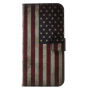 Futerał ze stojakiem i przegródkami na dokumenty dla Apple iPhone XS / iPhone X - retro flaga USA