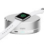 3w1 power bank, stojak ładowarka i futerał ochronny dla Apple Watch - srebrny