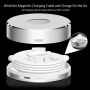 3w1 power bank, stojak ładowarka i futerał ochronny dla Apple Watch - srebrny