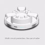 3w1 power bank, stojak ładowarka i futerał ochronny dla Apple Watch - srebrny