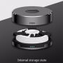 3w1 power bank, stojak ładowarka i futerał ochronny dla Apple Watch - 1 500 mAh - czarny