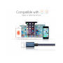 MCDODO USB kabel do ładowania i synchronizacji dla Apple iPhone - 15cm - dżinsowy