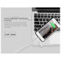 MCDODO USB kabel z lightning / micro USB / USB-C złączami dla Apple iPhone - 1 m - biały