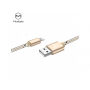 MCDODO USB kabel z dwoma złączami lightning dla Apple iPhone - 1 m - złoty