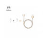MCDODO USB kabel z dwoma złączami lightning dla Apple iPhone - 1 m - złoty