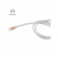 MCDODO USB kabel ze złączem USB-C dla Apple MacBook - 1 m - biało-złoty