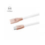MCDODO USB kabel ze złączem USB-C dla Apple MacBook - 1 m - biało-złoty
