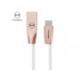 MCDODO USB kabel ze złączem USB-C dla Apple MacBook - 1 m - biało-złoty