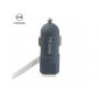 MCDODO 3w1 ładowarka samochodowa ze złączami lightning / micro USB i dwoma portami USB dla Apple iPhone / iPad / iPod - 1,2 m -biała