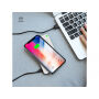 MCDODO bezprzewodowa prostokątna ładowarka / stojak dla iPhone - biała