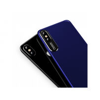 MCDODO etui ochronne z warstwą aluminiową do ochrony kamery dla Apple iPhone XS / iPhone X - niebieskie