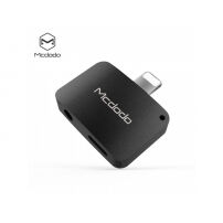 MCDODO redukcja z lightning i jack 3.5 złączem dla Apple iPhone - czarna