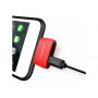 MCDODO redukcja z dwoma złączami lightning dla Apple iPhone - czerwona