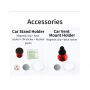 MCDODO akcesoria do uchwytu magnetycznego na telefon dla Apple iPhone - magnetyczna blaszka / naklejka / ściereczka do czyszczenia