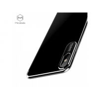 MCDODO etui ochronne z warstwą aluminiową do ochrony kamery dla Apple iPhone XS / iPhone X - półprzezroczyste czarne