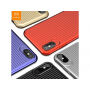 MCDODO etui ochronne z plastikowym wzorem dla Apple iPhone XS / iPhone X - niebieskie