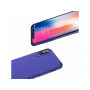 MCDODO etui ochronne z plastikowym wzorem dla Apple iPhone XS / iPhone X - niebieskie