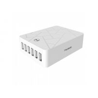 MCDODO ładowarka z sześcioma portami USB dla Apple iPhone / iPad / iPod - biała