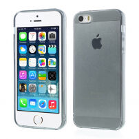Etui przezroczyste dla Apple iPhone S5 / 5S / SE (2016) - szare