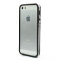 Futerał / etui bumper dla Apple iPhone 5 / 5S / SE (2016) - czarny / przezroczysty