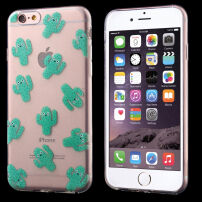 Etui przezroczyste do Apple iPhone 6 / 6S - miłe kaktusy