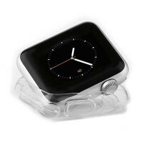 BASEUS ultra cienki gumowy pokrowiec dla Apple Watch 38mm (tl. 0,65mm) - przezroczysty
