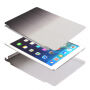 Tęczowy Smart futerał / etui z funkcją usypiania i stojakiem dla Apple iPad 9,7" (2017) - czarno-biały