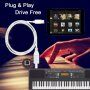 Kabel połączeniowy MIDI do pianina elektronicznego ze złączem lightning do iPhone / iPad - 1 m - biały