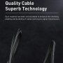Baseus pleciony kabel o dużej prędkości ze złączami Mini DP / DP - 3m - czarny