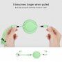 3w1 kabel zwijany do transmisji danych i ładowania USB-A / USB-C / Lightning / micro USB do iPhone / iPad / iPod / AirPods - 1 m - fioletowy