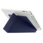 ENKAY etui z podstawką origami do iPad 2 / 3 / 4 - ciemnoniebieskie